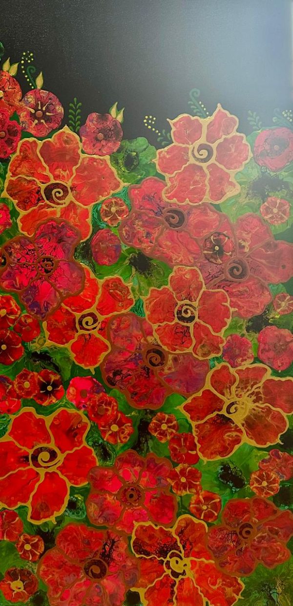 Crimson Blooms